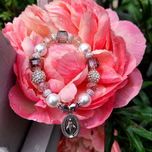 Load image into Gallery viewer, Blessed Mother Silver Bracelet
