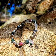 Load image into Gallery viewer, Saint Patrick charm bracelet