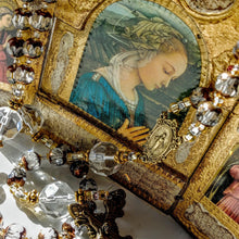 Load image into Gallery viewer, Crystal Rosary beads