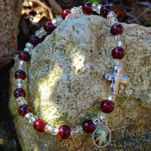 Load image into Gallery viewer, Divine Mercy charm bracelet