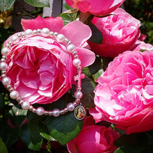 Load image into Gallery viewer, Saint Therese of Lisieux charm bracelet