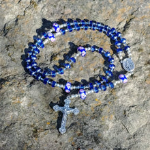 Load image into Gallery viewer, Blue Rosary Beads
