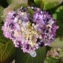 Load image into Gallery viewer, Purple and Silver Rosary Bracelet