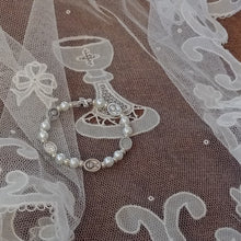Load image into Gallery viewer, First Holy Communion pearl bracelet