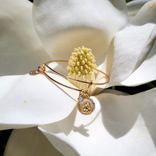 Load image into Gallery viewer, Guardian Angel Gold Bangle
