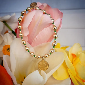 Saint Benedict Gold bracelet