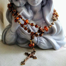 Load image into Gallery viewer, Amber Rosary Beads
