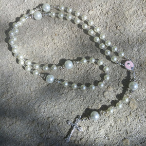 First Holy Communion Rosary beads