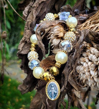 Load image into Gallery viewer, Blessed Mother Gold Bracelet
