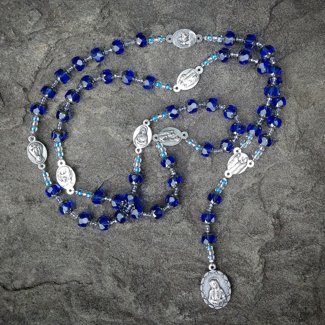 Our Lady of the Seven Sorrows Rosary beads